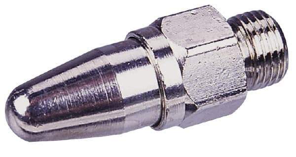 Coilhose Pneumatics - Blow Gun Safety High Volume Nozzle - 1/8 NPSM, 1.97" Hose Length - Benchmark Tooling