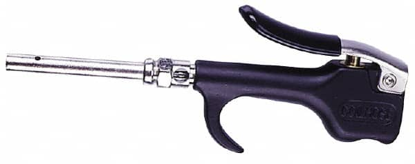 Coilhose Pneumatics - Safety Extension Tube Thumb Lever Blow Gun - 1/4 NPT, 36" Tube Length, Zinc - Benchmark Tooling