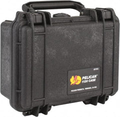 Pelican Products, Inc. - 6-49/64" Wide x 3-7/8" High, Clamshell Hard Case - Black, Structural Resin - Benchmark Tooling