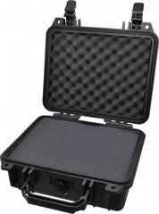 Pelican Products, Inc. - 9-11/16" Wide x 4-7/8" High, Clamshell Hard Case - Black, Structural Resin - Benchmark Tooling