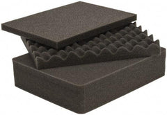 Pelican Products, Inc. - Tool Box Foam Replacement Foam Set - 7-53/64" Wide x 4-1/8" High, Black, For Fits Case No. 97-103-6 - Benchmark Tooling