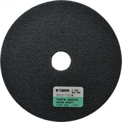 Standard Abrasives - 6" Diam, 1" Face Width, 1" Center Hole, Fine Grade, Silicon Carbide Deburring Wheel - Unitized, Soft/Medium Density 6 Grade, 5,000 RPM - Benchmark Tooling