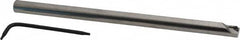 Seco - 0.35" Min Bore Diam, 6" OAL, 0.312" Shank Diam, STLD Indexable Boring Bar - TD.. 1.2 Insert, Screw Holding Method - Benchmark Tooling