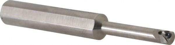 Seco - 0.3" Min Bore Diam, 4" OAL, 1/2" Shank Diam, STLD Indexable Boring Bar - 1-1/2" Max Bore Depth, TD.. 1.2 Insert, Screw Holding Method - Benchmark Tooling