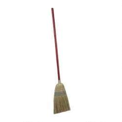 PRO-SOURCE - 56" OAL Corn Bristle Broom - Wood Handle - Benchmark Tooling