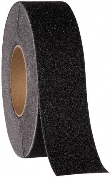 NMC - Black Solid Color Anti-Slip Vinyl Tape - 3/4" Wide x 60' Long x 0.05" Thick, Heavy/High Traffic - Benchmark Tooling