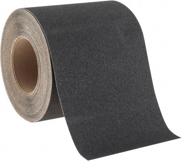 NMC - Black Solid Color Anti-Slip Vinyl Tape - 6" Wide x 60' Long x 0.02" Thick, General Traffic - Benchmark Tooling