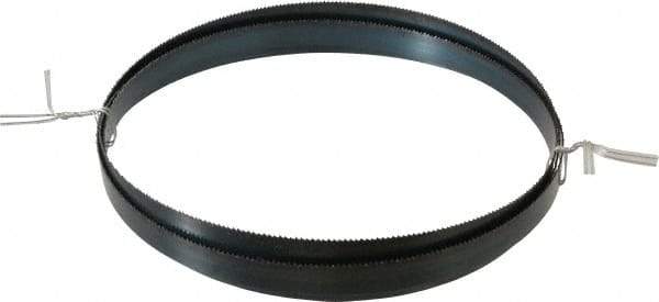 Disston - 10 TPI, 7' 9" Long x 3/4" Wide x 0.032" Thick, Welded Band Saw Blade - Carbon Steel, Toothed Edge, Raker Tooth Set, Flexible Back, Contour Cutting - Benchmark Tooling