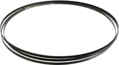 Disston - 14 TPI, 7' 9" Long x 1/4" Wide x 0.025" Thick, Welded Band Saw Blade - Carbon Steel, Toothed Edge, Raker Tooth Set, Flexible Back, Contour Cutting - Benchmark Tooling
