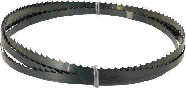 Disston - 3 TPI, 12' 6" Long x 1/2" Wide x 0.025" Thick, Welded Band Saw Blade - Carbon Steel, Toothed Edge, Raker Tooth Set, Flexible Back, Contour Cutting - Benchmark Tooling