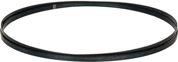 Disston - 10 TPI, 12' 6" Long x 1/2" Wide x 0.025" Thick, Welded Band Saw Blade - Carbon Steel, Toothed Edge, Raker Tooth Set, Flexible Back, Contour Cutting - Benchmark Tooling
