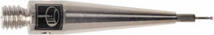 Renishaw - 0.0197 Inch Ball Diameter, Carbide Stem, M3 Thread, Ruby Point Ball Tip CMM Stylus - 0.0787 Inch Working Length, 0.02 Inch Stem Diameter, 0.8268 Inch Overall Length - Benchmark Tooling