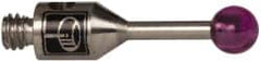 Renishaw - 0.0984 Inch Ball Diameter, Stainless Steel Stem, M2 Thread, Ruby Point Ball Tip CMM Stylus - 0.2559 Inch Working Length, 0.0394 Inch Stem Diameter, 0.3937 Inch Overall Length - Benchmark Tooling