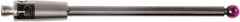 Renishaw - 0.0787 Inch Ball Diameter, Carbide Stem, M2 Thread, Ruby Point Ball Tip CMM Stylus - 0.8858 Inch Working Length, 0.0591 Inch Stem Diameter, 1.1811 Inch Overall Length - Benchmark Tooling