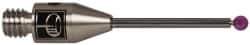 Renishaw - 0.0591 Inch Ball Diameter, Carbide Stem, M3 Thread, Ruby Point Ball Tip CMM Stylus - 1/2 Inch Working Length, 0.0394 Inch Stem Diameter, 0.7874 Inch Overall Length - Benchmark Tooling