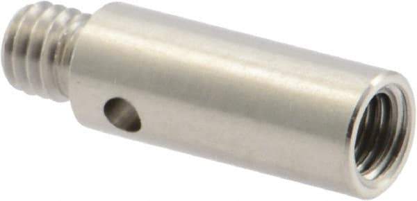 Renishaw - M3 Female and Male Connection, 0.1575 Inch Stem Diameter, Stainless Steel, CMM Stylus Extension - 0.3937 Inch Overall Length, For Use with M3 Threaded Stylus Range - Benchmark Tooling