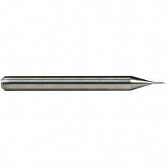 M.A. Ford - #98, 130° Point, Solid Carbide Micro Drill Bit - 1-1/2" OAL, 0.065" Flute Length, 1/8" Shank Diam, Series 302 - Benchmark Tooling