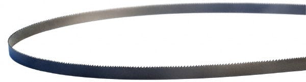 Welded Bandsaw Blade: 5' Long, 0.02″ Thick, 24 TPI Bi-Metal, Toothed Edge