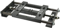 Made in USA - Steel Rigid Fixed Base Motor Base - Adjustable Motor Bases, 56 NEMA Frame - Benchmark Tooling