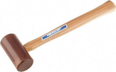 Vaughan Bushnell - 3/4 Lb Head Rawhide Mallet - 12" OAL, Wood Handle - Benchmark Tooling