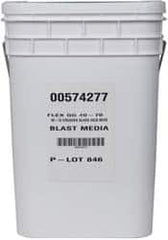 Made in USA - Coarse/Medium Grade Crushed Glass - 40 to 70 Grit, 50 Lb Pail - Benchmark Tooling