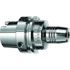 Schunk - HSK63A Taper Shank, 6mm Hole Diam, Hydraulic Tool Holder/Chuck - 22mm Nose Diam, 70mm Projection, 24.1mm Clamp Depth, 25,000 RPM, Through Coolant - Exact Industrial Supply