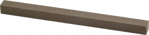 Norton - 4" Long x 1/4" Wide x 1/4" Thick, Aluminum Oxide Sharpening Stone - Square - Benchmark Tooling