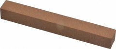 Norton - 4" Long x 1/2" Wide x 1/2" Thick, Aluminum Oxide Sharpening Stone - Square - Benchmark Tooling