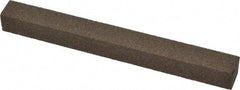 Norton - 4" Long x 3/8" Wide x 3/8" Thick, Aluminum Oxide Sharpening Stone - Square - Benchmark Tooling