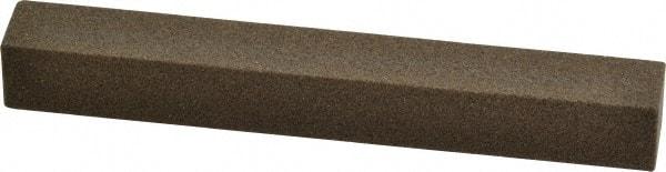 Norton - 4" Long x 1/2" Wide x 1/2" Thick, Aluminum Oxide Sharpening Stone - Square - Benchmark Tooling