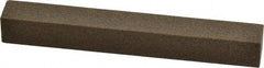 Norton - 4" Long x 1/2" Wide x 1/2" Thick, Aluminum Oxide Sharpening Stone - Square - Benchmark Tooling