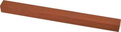 Norton - 6" Long x 1/2" Wide x 1/2" Thick, Aluminum Oxide Sharpening Stone - Square, Fine Grade - Benchmark Tooling