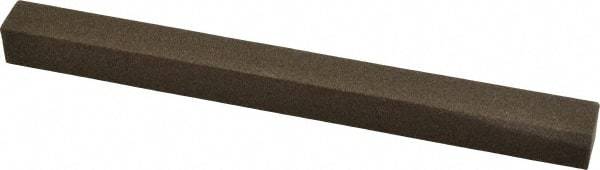 Norton - 6" Long x 1/2" Wide x 1/2" Thick, Aluminum Oxide Sharpening Stone - Square, Coarse Grade - Benchmark Tooling