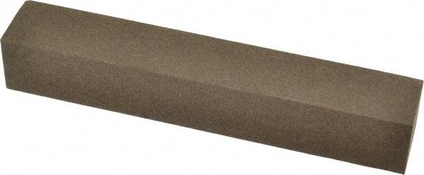 Norton - 6" Long x 1" Wide x 1" Thick, Aluminum Oxide Sharpening Stone - Square, Coarse Grade - Benchmark Tooling