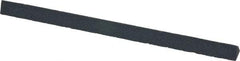 Norton - 4" Long x 1/4" Wide x 1/4" Thick, Silicon Carbide Sharpening Stone - Triangle, Fine Grade - Benchmark Tooling