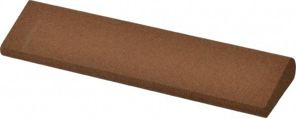 Norton - 4" Long x 1" Diam x 7/16" Thick, Aluminum Oxide Sharpening Stone - Round, Medium Grade - Benchmark Tooling