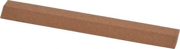 Norton - 4" Long x 9/16" Wide x 3/16" Thick, Aluminum Oxide Sharpening Stone - Diamond, Medium Grade - Benchmark Tooling