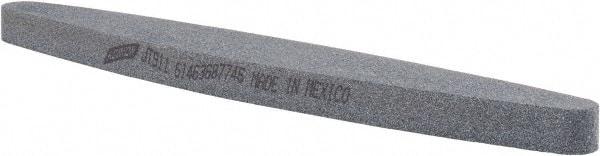 Norton - 9-1/2" Long x 1-3/8" Wide x 1/2" Thick, Silicon Carbide Sharpening Stone - Rectangle - Benchmark Tooling