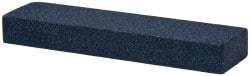 Norton - 4" Long x 1" Wide x 1/2" Thick, Silicon Carbide Sharpening Stone - Rectangle, Medium Grade - Benchmark Tooling