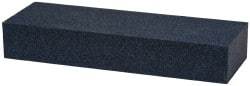 Norton - 6" Long x 2" Wide x 1" Thick, Silicon Carbide Sharpening Stone - Rectangle, Medium Grade - Benchmark Tooling