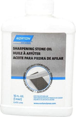 Norton - Sharpening Stone Oil Container Size Range: 16 oz. - 31.9 oz. Food Grade: NonFoodGrade - Benchmark Tooling