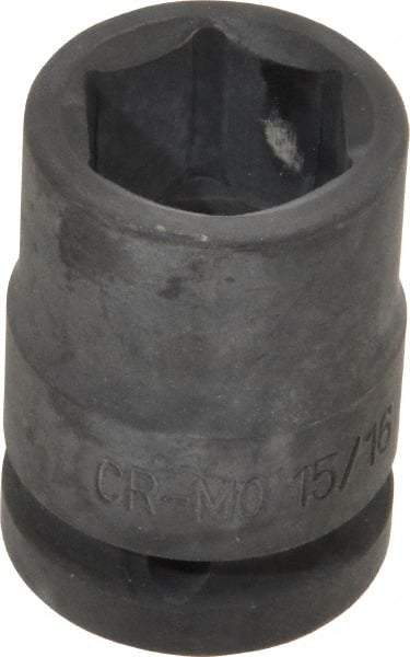 Blackhawk by Proto - 3/4" Drive 15/16" Standard Impact Socket - 6 Points, 2" OAL - Benchmark Tooling