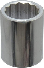 Blackhawk by Proto - 1-1/8", 3/4" Drive, Standard Hand Socket - 12 Points, 2-13/64" OAL - Benchmark Tooling