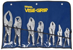 Irwin - 7 Piece Locking Plier Set - Comes in Kit Bag - Benchmark Tooling