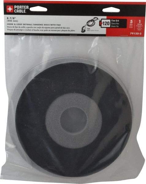 Porter-Cable - 120 Grit, Abrasive Disc Kit - Drywall Sanding Pad - Benchmark Tooling