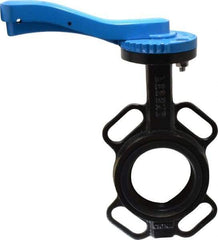 Legend Valve - 3" Pipe, Wafer Butterfly Valve - Lever Handle, Cast Iron Body, EPDM Seat, 200 WOG, Aluminum Bronze Disc, Stainless Steel Stem - Benchmark Tooling