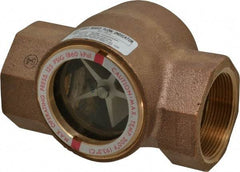 Dwyer - 2 Inch, Bronze Body Sight Flow Indicator - 125 Max psi, 5-11/16 Inch Overall Length, 200°F - Benchmark Tooling