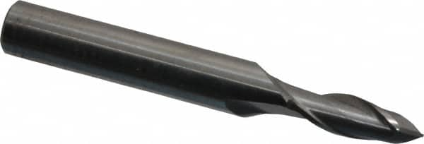 Magafor - 3/16" Body Diam, 90°, 2" OAL, Solid Carbide Spotting Drill - Benchmark Tooling