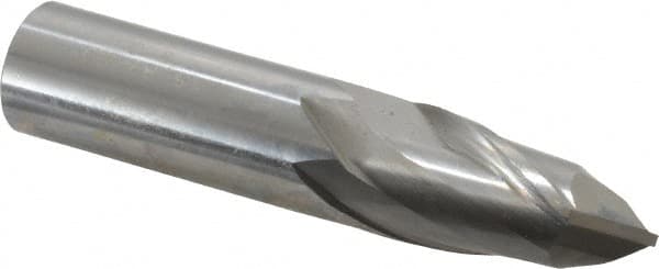 Magafor - 5/8" Body Diam, 90°, 3-1/8" OAL, Solid Carbide Spotting Drill - Benchmark Tooling