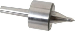 Riten - MT2 Taper Shank, 2-3/8" Head Diam 4,480 Lb Capacity Live Center - 4,000 Max RPM, 1-3/4" Head Length, 3/8" Point Diam, 1-7/8" Point Len, 310 Lb Max Workpc, 6-7/16" OAL, 5/8" Long Tip, Long Point - Benchmark Tooling